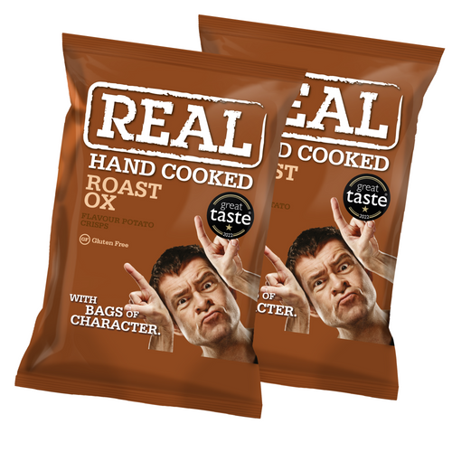 Real Crisps Roast Ox (2 x 150g)