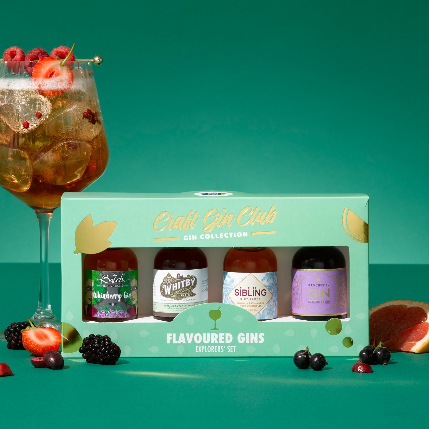 Flavoured Gins | Craft Gin Club Explorers' Set | Craft Gin Club