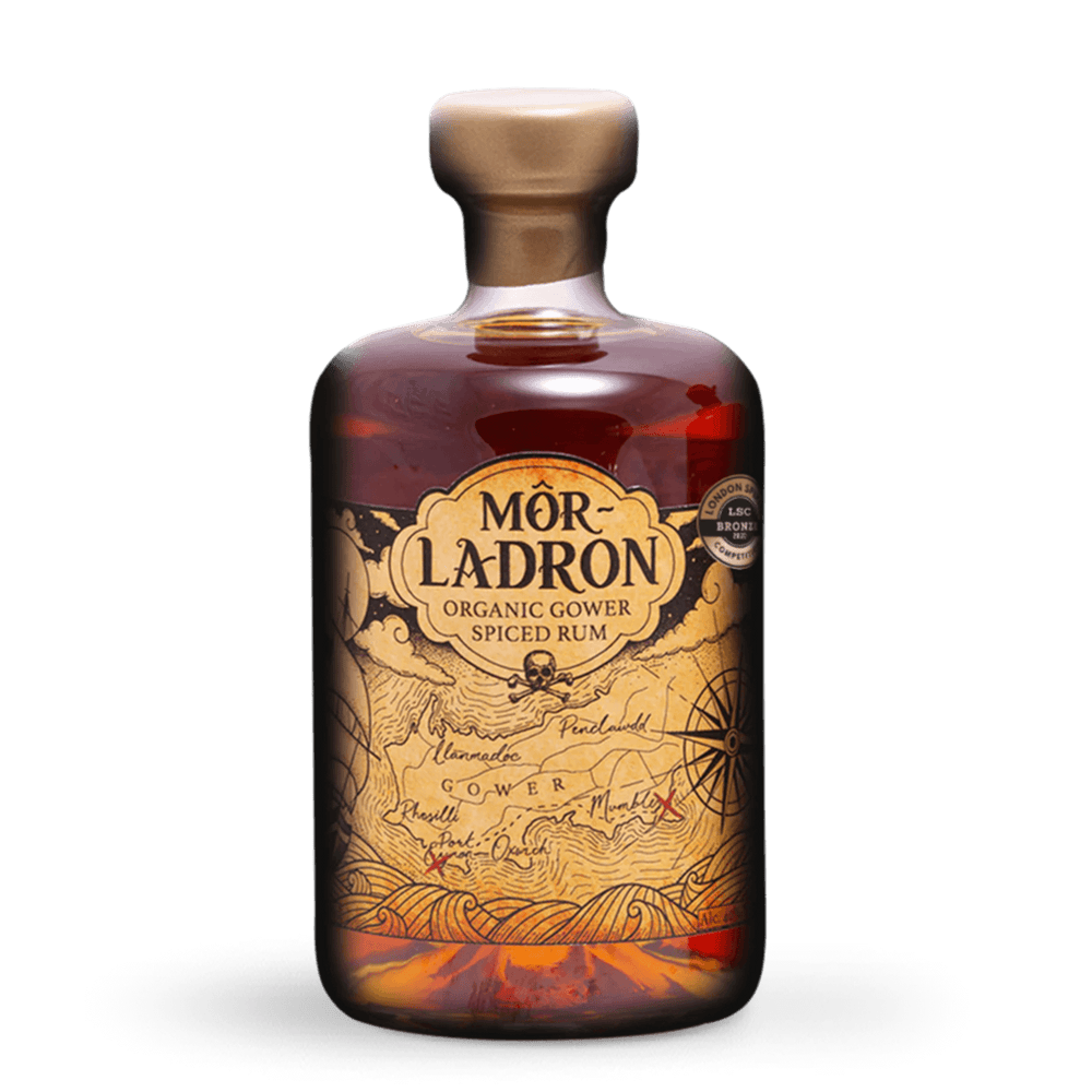 GWYR Mor Ladron Spiced Rum ABV 40 70cl Craft Gin Club Online Shop